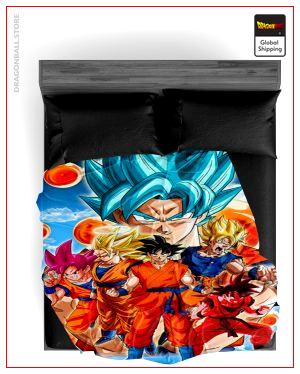 Dragon Ball Z Blanket Goku shapes 1 / 150X200cm Official Dragon Ball Z Merch