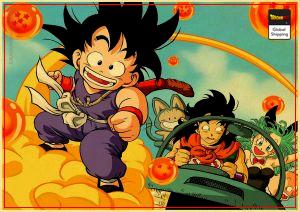 Dragon Ball Poster  Goku Magic Cloud Big Official Dragon Ball Z Merch