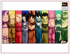 Dragon Ball Z Poster Z-Team Default Title Official Dragon Ball Z Merch