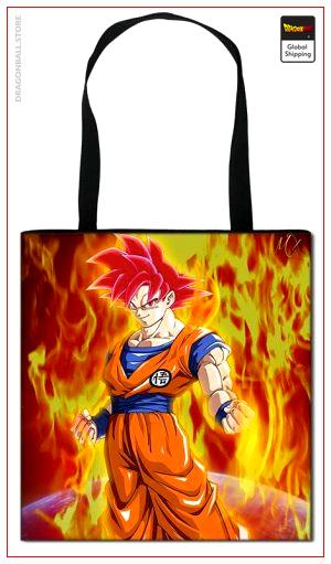 Dragon Ball Tote Bag Goku SSJ God Default Title Official Dragon Ball Z Merch