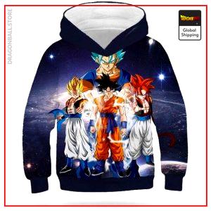 DBZ Kids Sweatshirt Goku Transformations 5 years Official Dragon Ball Z Merch