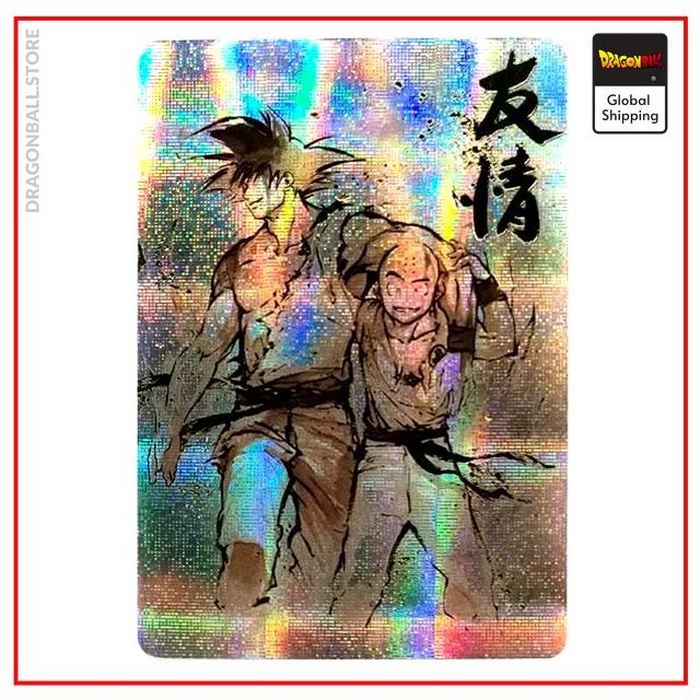 Dragon Ball Z Card Goku & Krilin Version 1 Official Dragon Ball Z Merch