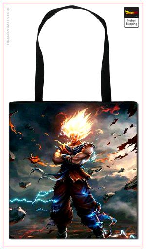 Tote Bag Dragon Ball Z Super Saiyan Fanart Default Title Official Dragon Ball Z Merch