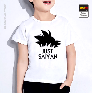 T-Shirt DBZ Child  Just Saiyan 3 years Official Dragon Ball Z Merch