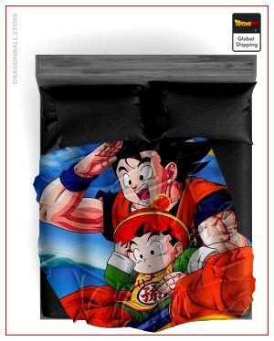 Dragon Ball Z Blanket Goku & Gohan 13 / 150X200cm Official Dragon Ball Z Merch