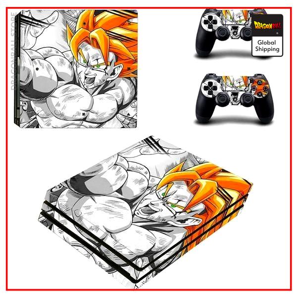 PS4 Dragon Ball Z Stickers  Goku SSJ1 (SLIM) Default Title Official Dragon Ball Z Merch