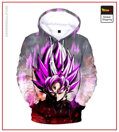 Dragon Ball Super Sweatshirt  Black Goku Pink XXS Official Dragon Ball Z Merch