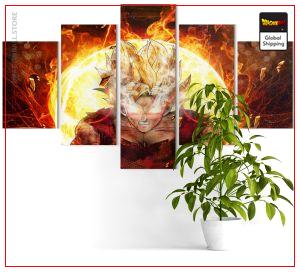 Wall Art Canvas Dragon Ball Z  First Transformation Small / Without frame Official Dragon Ball Z Merch