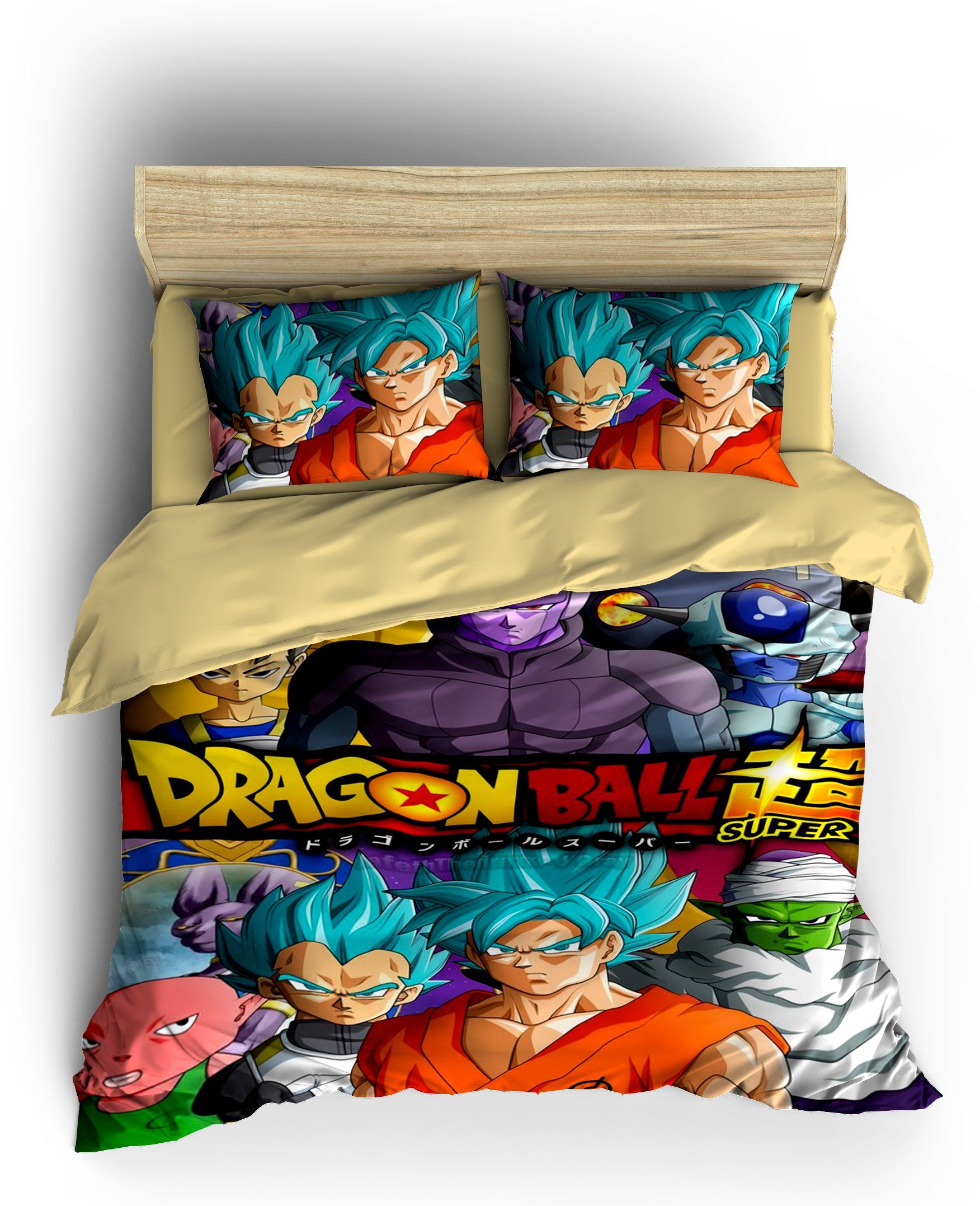 Comforter Cover DBS  Goku & Hit Single - AU (140x210cm) Official Dragon Ball Z Merch