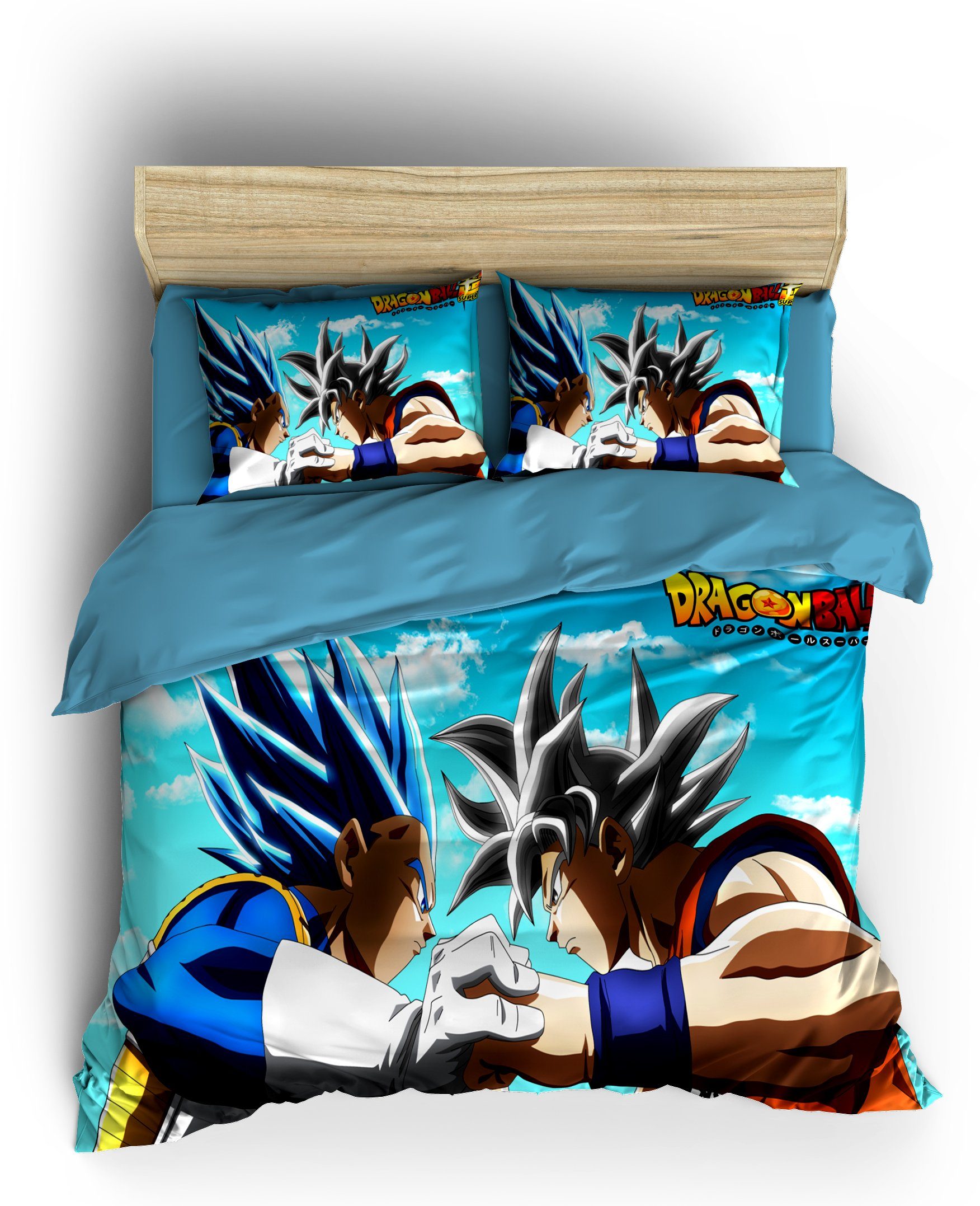 Comforter Cover DBS  Goku & Vegeta Single - AU (140x210cm) Official Dragon Ball Z Merch