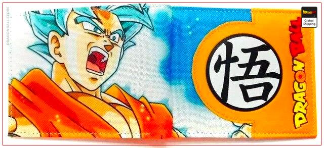 Dragon Ball Z Goku Blue Wallet 1 Official Dragon Ball Z Merch