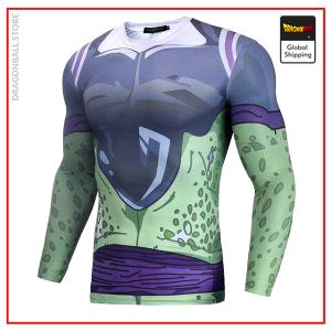 Long Compression T-Shirt Cell Forme Parfaite Cell / S Official Dragon Ball Z Merch