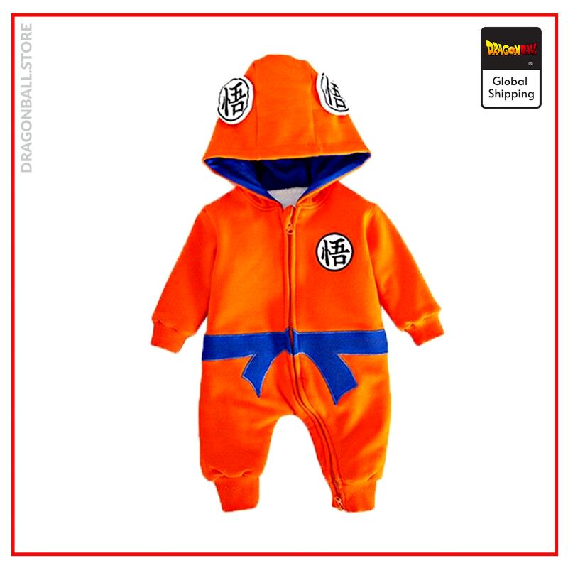 Dragon Ball Z pajamas Goku outfit Orange / Newborn Official Dragon Ball Z Merch