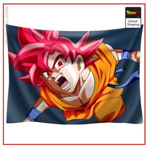 Dragon Ball Canvas Goku SSJ God 1 / 90x75cm Official Dragon Ball Z Merch