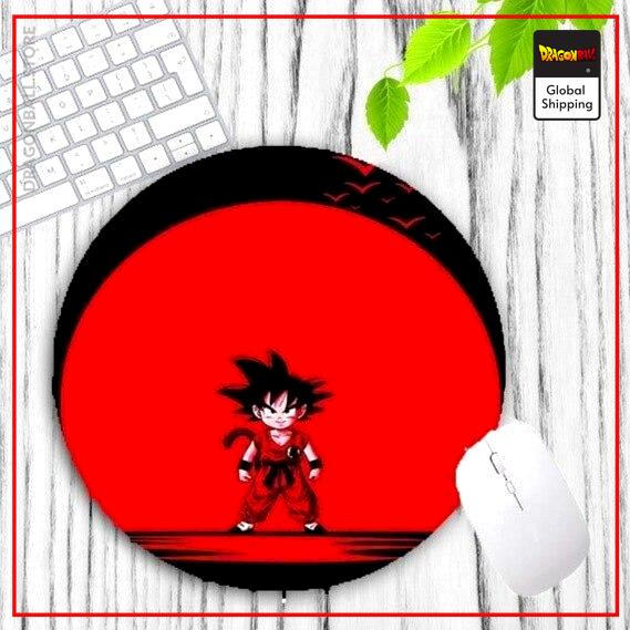DBZ Round Mouse Pad Goku Small Default Title Official Dragon Ball Z Merch