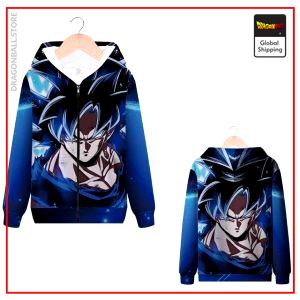 DBS Zip Sweatshirt Goku Ultra Instinct MQX 1037 / S Official Dragon Ball Z Merch