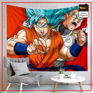 Dragon Ball Canvas Vegeta & Goku Blue 3 / 90x75cm Official Dragon Ball Z Merch