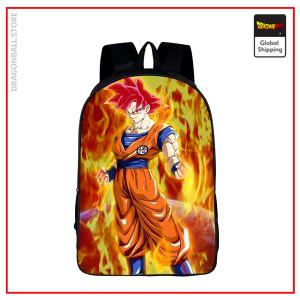 Dragon Ball S Backpack  Goku SSJ God Default Title Official Dragon Ball Z Merch