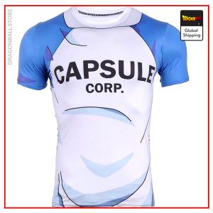 Compression T-Shirt  Capsule Corp L Official Dragon Ball Z Merch
