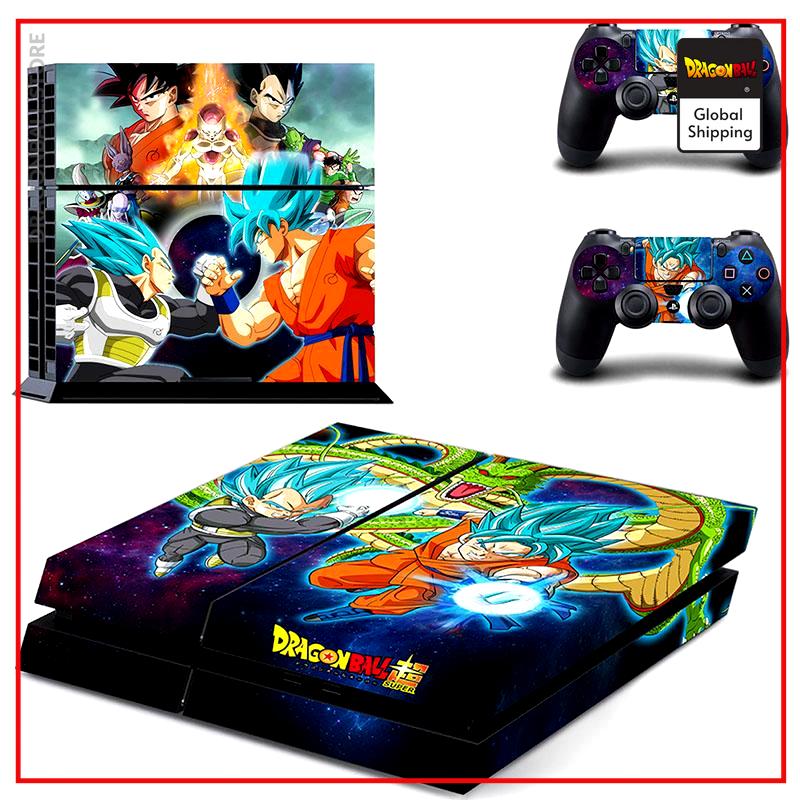 PS4 Dragon Ball S Stickers  Vegeta vs Son Goku (SLIM) Default Title Official Dragon Ball Z Merch