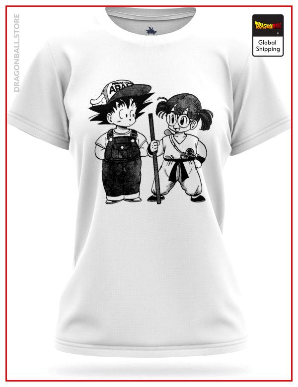 DBZ Woman T-Shirt Goku & Arale 8761 / XS Official Dragon Ball Z Merch