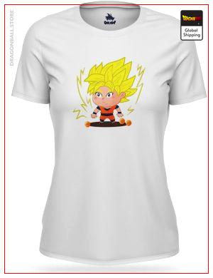T-Shirt DBZ Woman  Mini Goku Super Saiyan S Official Dragon Ball Z Merch