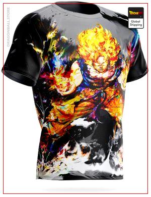 Dragon Ball Z T-Shirt Goku Rage Saiyan S Official Dragon Ball Z Merch