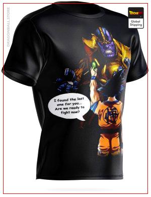 Dragon ball T-Shirt Goku vs Thanos S Official Dragon Ball Z Merch