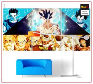 Wall Art Canvas Dragon Ball Z Universe 7 Small - 30x45 cm (x3) / Without frame Official Dragon Ball Z Merch