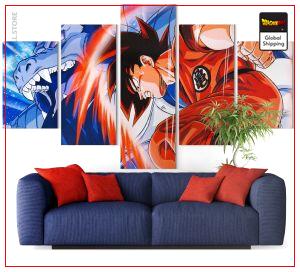 Wall Art Canvas Dragon Ball Z  Vegeta Oozaru vs Goku Small / Without frame Official Dragon Ball Z Merch