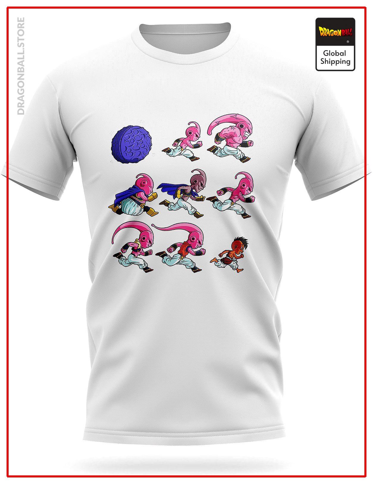 Dragon Ball Z T-Shirt Buu Transformations S Official Dragon Ball Z Merch