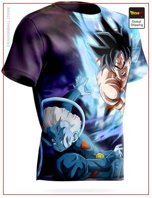 Dragon Ball Super T-Shirt Goku vs High Priest S Official Dragon Ball Z Merch