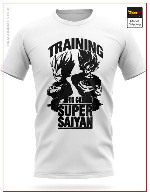 Dragon Ball Z T-Shirt  SSJ Training S Official Dragon Ball Z Merch