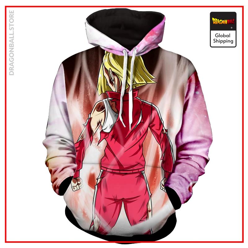 Android 18 Hoodie DBM2806 M Official Dragon Ball Merch