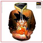 Kid Goku Hoodie DBM2806 M Official Dragon Ball Merch