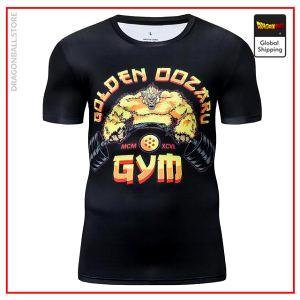 Premium Compression Golden Oozaru Gym T-Shirt DBM2806 UDJ28 / Asia S Official Dragon Ball Merch