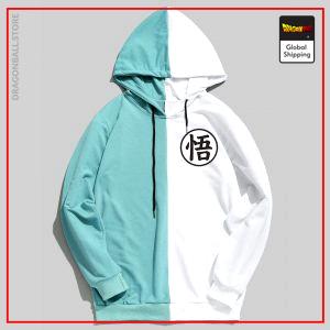 Double Color Kanji Hoodie DBM2806 Red & White / S Official Dragon Ball Merch