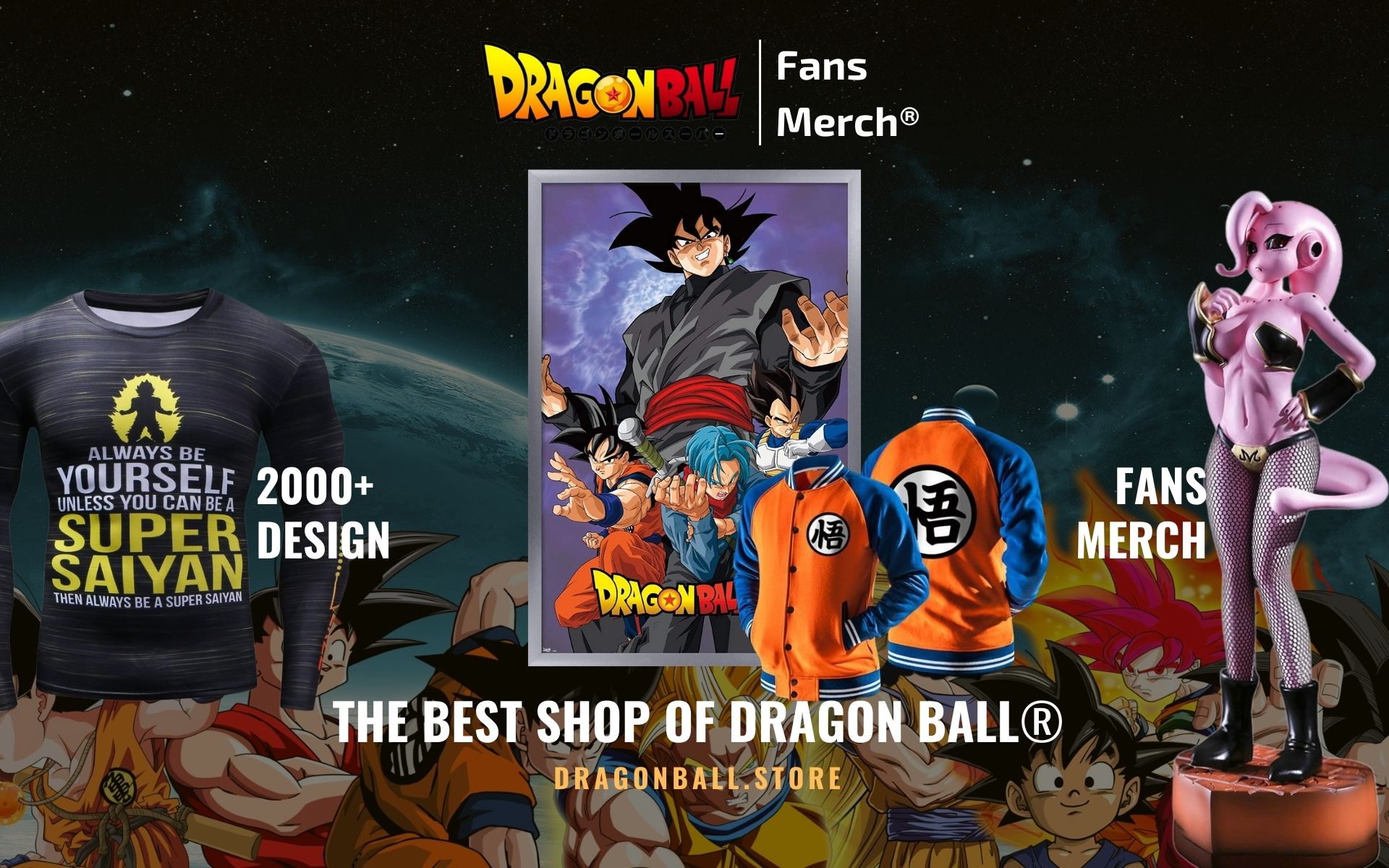 Dragon Ball Merch Web Banner - Dragon Ball Store