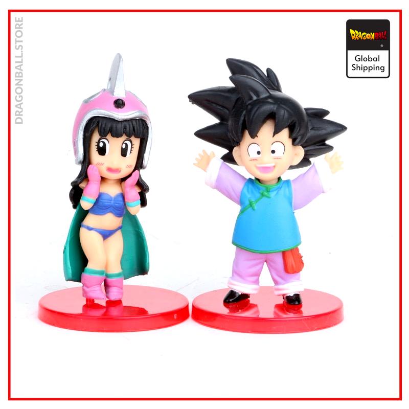 DBZ Son Goku Trunks Vegeta Bulma Upa Action Figures Kulilin Pan Piccolo Chichi Anime Figurines Kids Toys for Children 13pcs/set