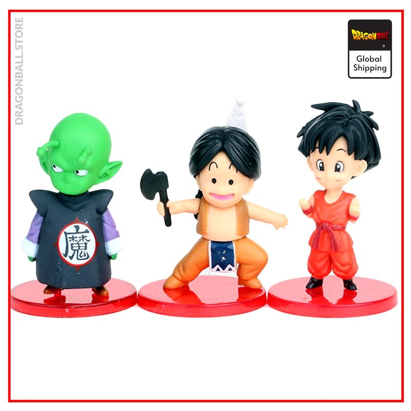 DBZ Son Goku Trunks Vegeta Bulma Upa Action Figures Kulilin Pan Piccolo Chichi Anime Figurines Kids Toys for Children 13pcs/set