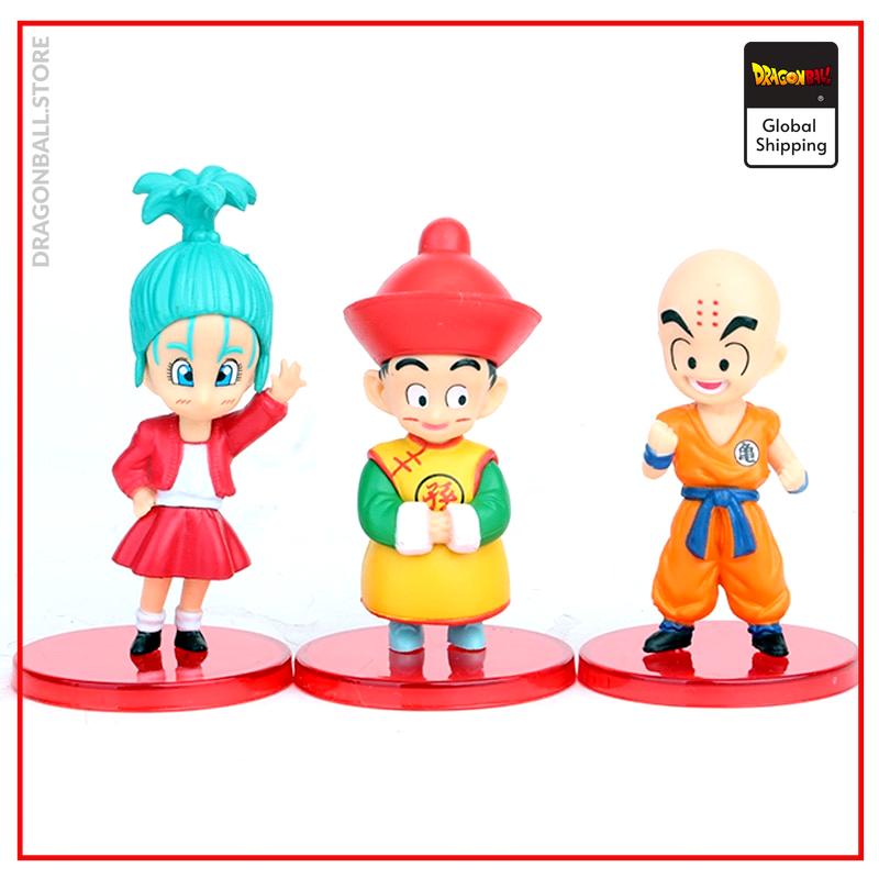 DBZ Son Goku Trunks Vegeta Bulma Upa Action Figures Kulilin Pan Piccolo Chichi Anime Figurines Kids Toys for Children 13pcs/set