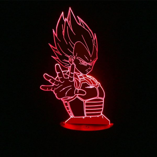 Dragon Ball Series Super Saiyan Goku 3D Night Light New Strange Colorful Touch LED Desk Lamp - Dragon Ball Store