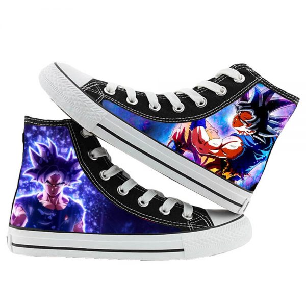 Anime Son Goku Kakarotto Saiyan Canvas Sneakers Casual Shoes for Kids Youth - Dragon Ball Store