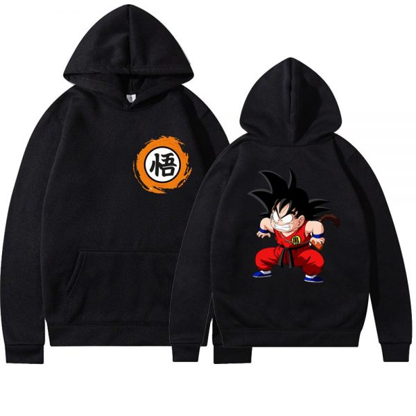 Winter Japanese Anime Hip Hop Streetwear Goku Print Men Women Hoodies Sweatshirt Pullover Hooded male Unisex 3 - Dragon Ball Store