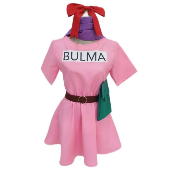 Anime Bulma Cosplay Costume Dress Outfits Halloween Carnival Suit - Dragon Ball Store