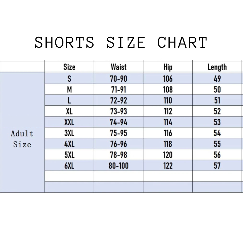 size chart - Dragon Ball Store