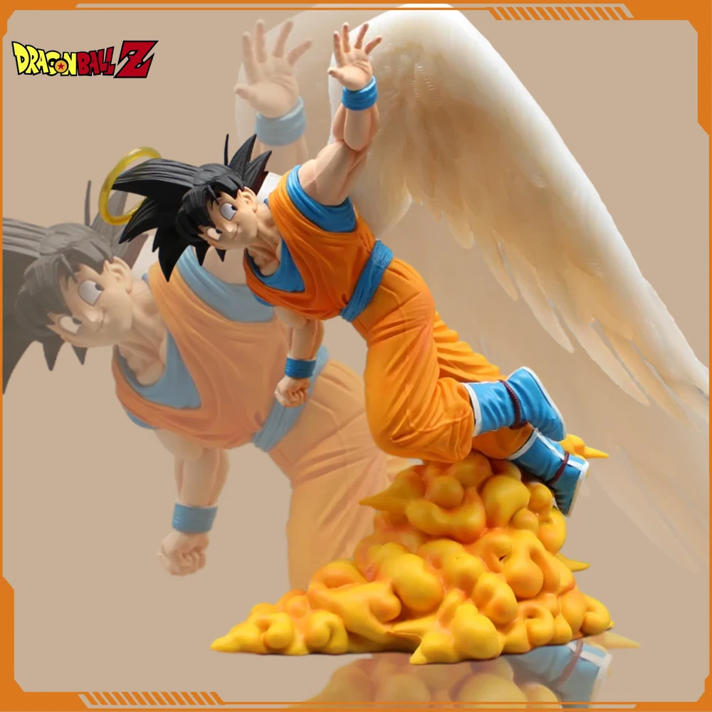 Manga Dragon Ball Z Anime Figure Son Goku Series Angel Wing 28cm GK PVC Statue Model - Dragon Ball Store