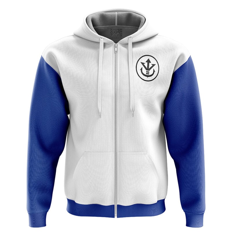 Vegeta Dragon Ball Z Zip Hoodie Jacket FRONT mockup 800x800 1 - Dragon Ball Store