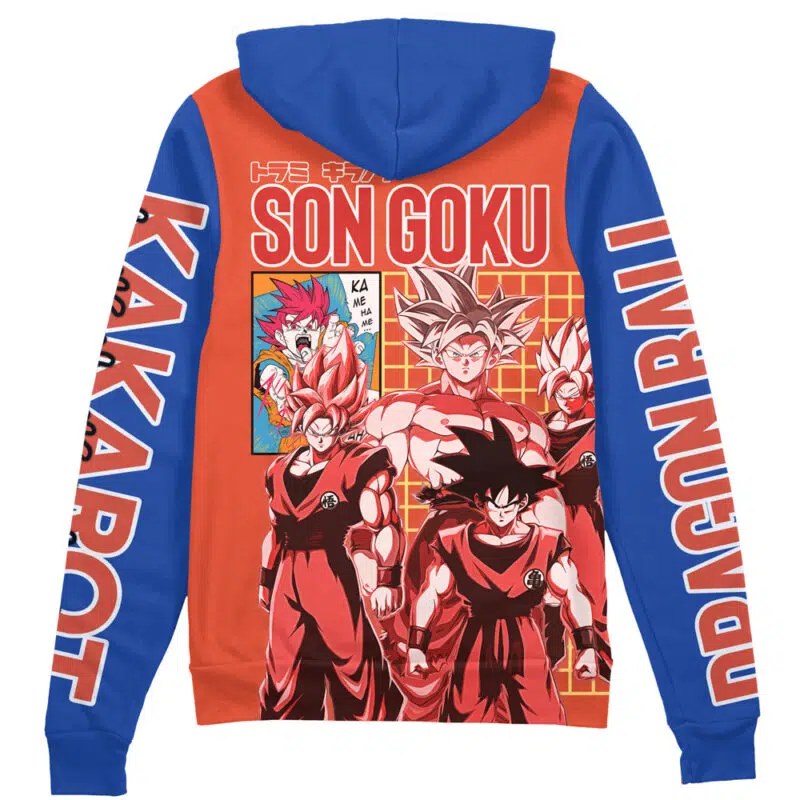 goku Zip Hoodie Back Mockup 800x800 2 - Dragon Ball Store