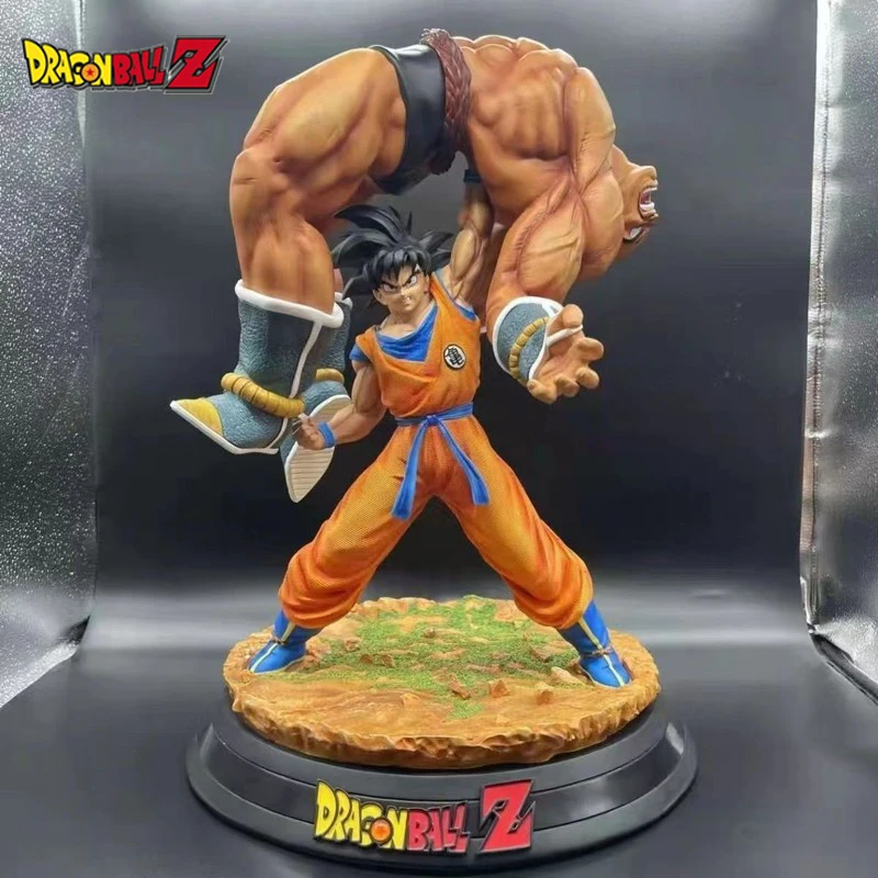 kf Sba981a78056243c0b340349a86e628119 23cm Anime Dragon Ball Z Son Goku Nappa Piccolo Figures Pvc Gk Statue Action Figures Toys - Dragon Ball Store